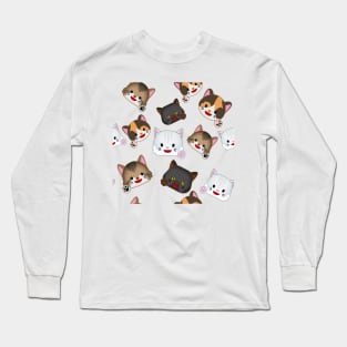 Cartoon pattern cat 2 Long Sleeve T-Shirt